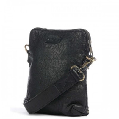 Depeche Power Parade Crossbody bag softly grained calfskin black