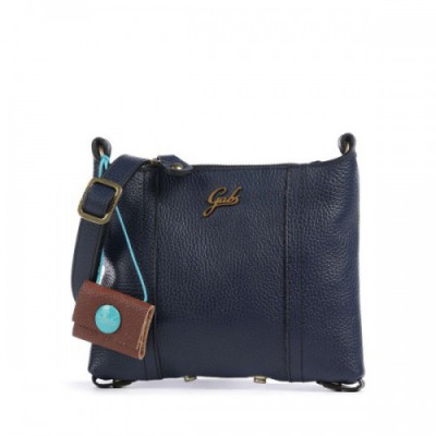 Gabs Urban Elide Crossbody bag grained calfskin dark blue