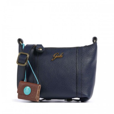 Gabs Urban Elide Crossbody bag grained calfskin dark blue