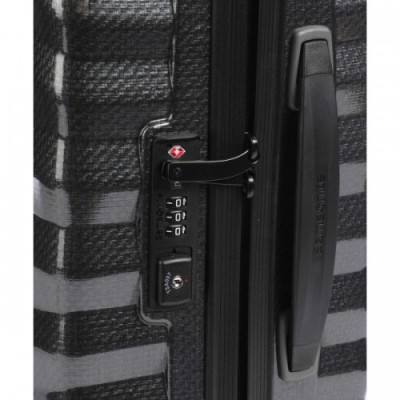 Samsonite Lite-Shock Spinner (4 wheels) black 55 cm