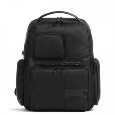 Piquadro Wollem Laptop backpack 15″ recycled polyester dark blue