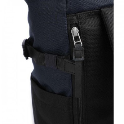 Sandqvist Urban Outdoor Ilon Rolltop backpack 13″ recycled ripstop polyester black/blue