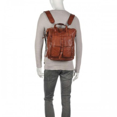 Campomaggi Backpack bag grained cow leather brown