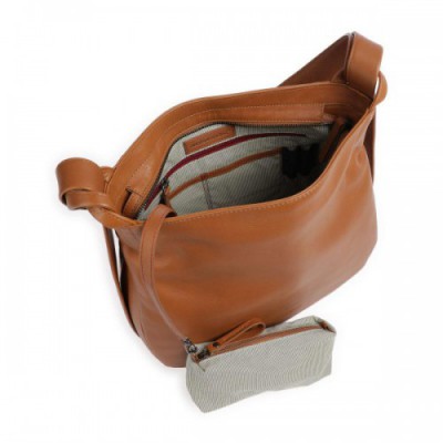 Aunts & Uncles Heavenly Meadow Whisper Backpack bag fine grain cow leather brown