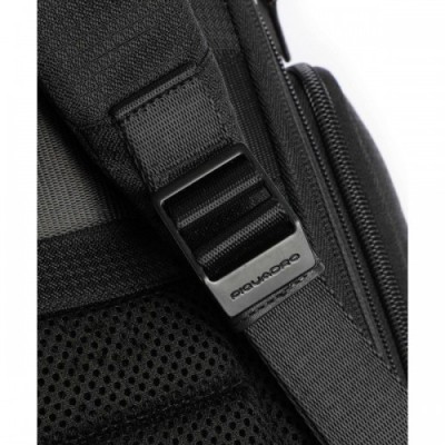 Piquadro Wollem Laptop backpack 15″ recycled polyester dark blue