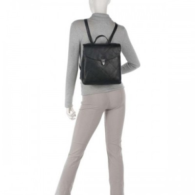 Picard Aurelie Backpack grained cow leather black