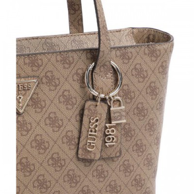 Guess Eco Elements Tote bag synthetic light brown