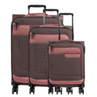 Travelite Viia Suitcase set (4 wheels) antique pink 4-pc.