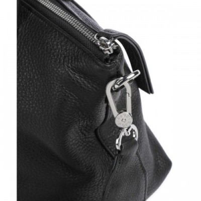 Abro Dalia Clivia Handbag grained cow leather black