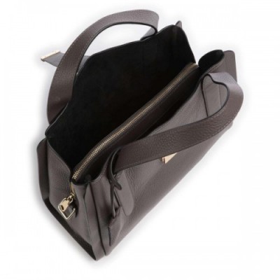 Radley London Sloane Street Handbag grained cow leather dark brown