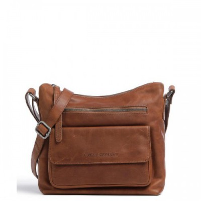 The Chesterfield Brand Hailey Crossbody bag pull-up cow leather cognac