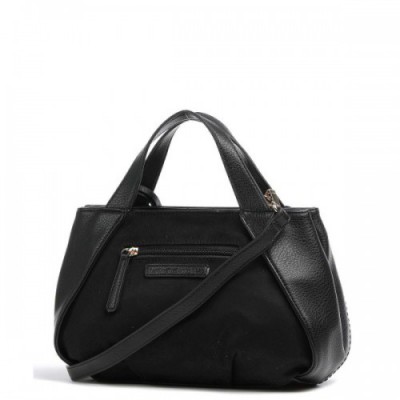 Picard Ranch Handbag grained cow leather, velour leather black