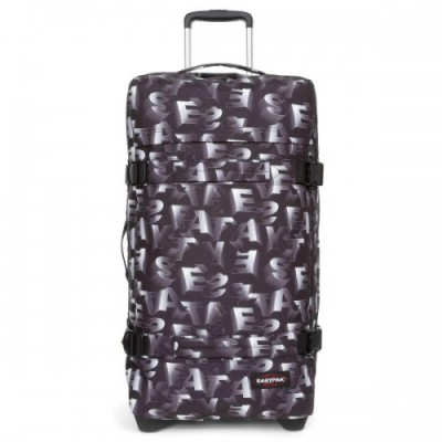 Eastpak Transit'R M Travel bag with wheels black 67 cm