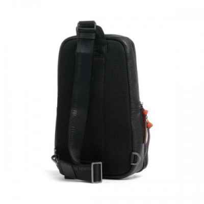 Braun Büffel Novara Sling bag 10″ grained cow leather black