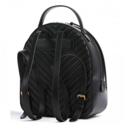 Pinko Love Click Backpack soft cow leather black