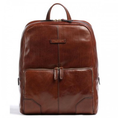 The Bridge Vespucci Backpack 15″ cow leather brown