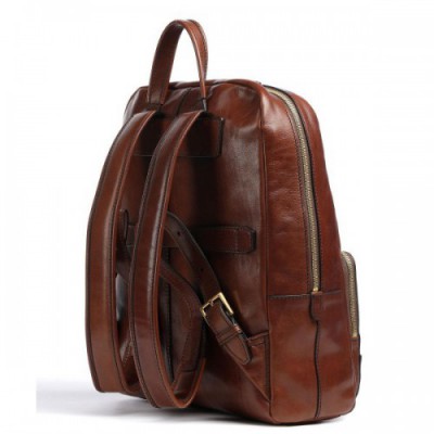 The Bridge Vespucci Backpack 15″ cow leather brown