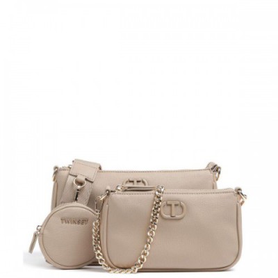 Twinset Together Crossbody bag synthetic brown