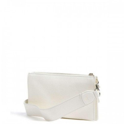 Aigner Isa Shoulder bag grained cow leather ivory