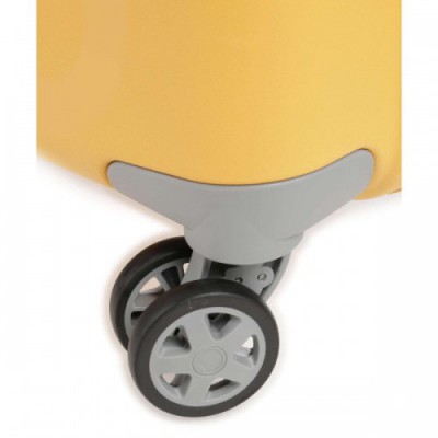 Delsey Clavel Slim Line Spinner (4 wheels) yellow 55 cm