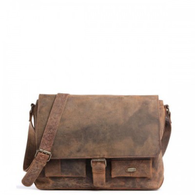 Harold's Antico Messenger bag leather brown