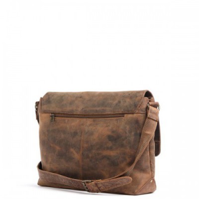 Harold's Antico Messenger bag leather brown