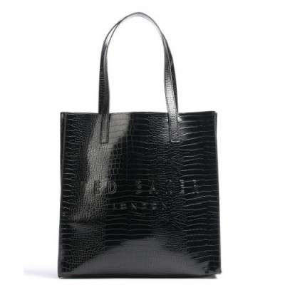 Ted Baker Croccon Tote bag synthetic black