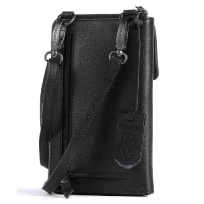 Burkely Just Jolie Phone bag grained leather black