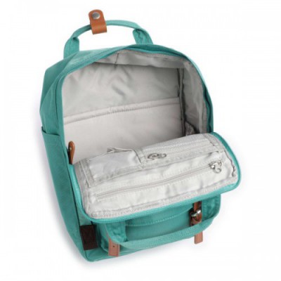 Doughnut Macaroon Backpack 14″ nylon turquoise
