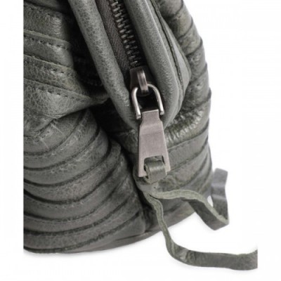 FredsBruder Enna Crossbody bag grained leather dark grey