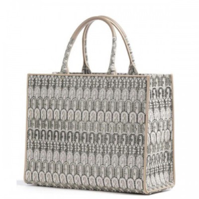 Furla Opportunity L Tote bag fabric gold