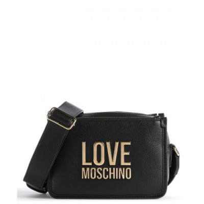 Love Moschino Love Lettering Crossbody bag synthetic black