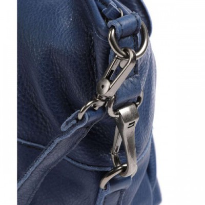 FredsBruder Leia Shoulder bag grained leather dark blue