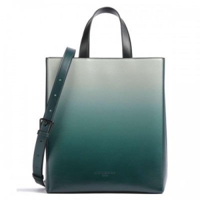 Liebeskind Paper Bag Ombre M Handbag smooth leather green