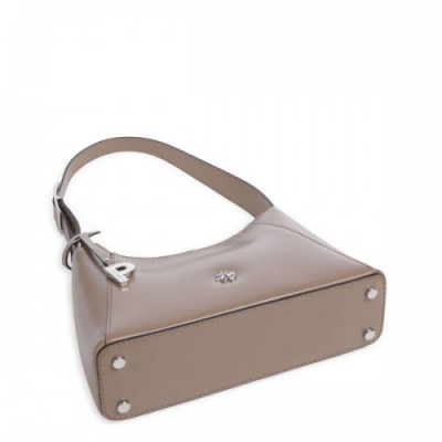 Picard Black Tie Shoulder bag smooth cow leather taupe