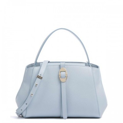 Coccinelle Chara Handbag grained leather light blue