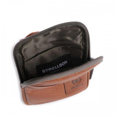 Strellson Hyde Crossbody bag leather brown