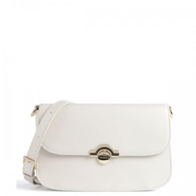 Lancaster Paris Médaille Crossbody bag smooth cow leather ivory