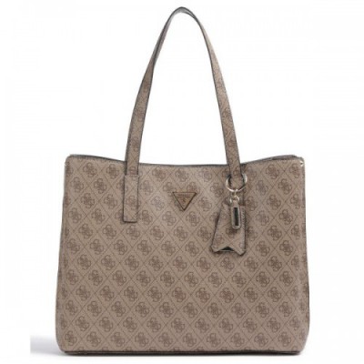 Guess Meridian Tote bag synthetic light brown