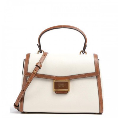 Kate Spade New York Katy Handbag grained leather ivory/brown