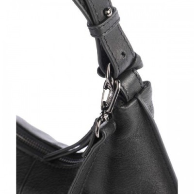 Burkely Mystic Maeve Shoulder bag grained leather black