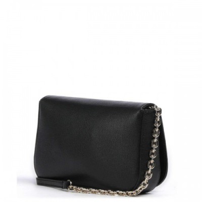 Coccinelle Cloud Crossbody bag grained cow leather black