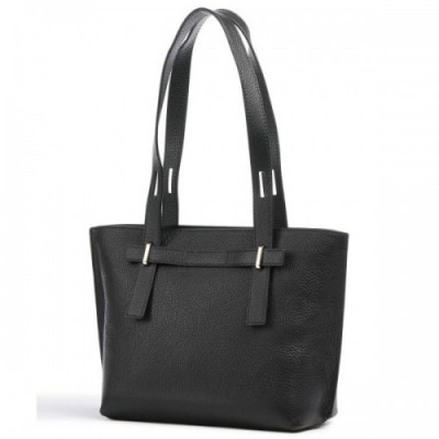 Furla Giove Tote bag grained leather black