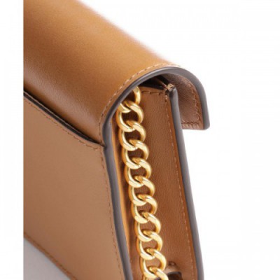 Polo Ralph Lauren ID Collection Crossbody bag softly grained calfskin tan