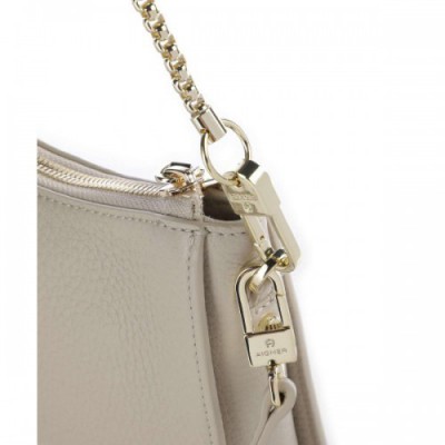 Aigner Ivy Shoulder bag grained cow leather ivory