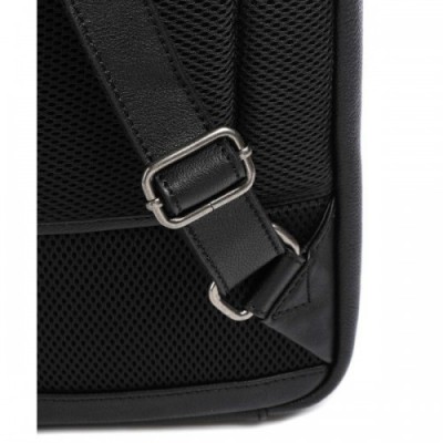 Castelijn & Beerens Linee Harry Backpack 15″ grained cow leather black