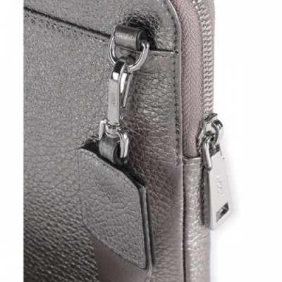 JOOP! Splendere Bianca Phone bag grained leather platinum
