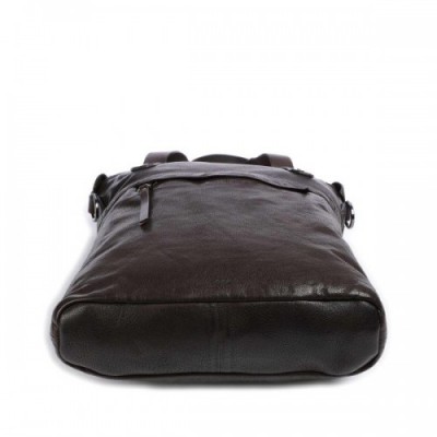 Royal RepubliQ Combat Tote bag 13″ grained leather dark brown