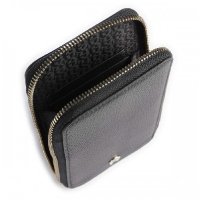 Aigner Fashion Phone bag grained cow leather black