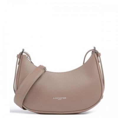 Lancaster Sierra Crossbody bag grained cow leather taupe
